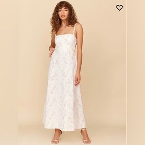 Reformation Starfruit Linen Dress